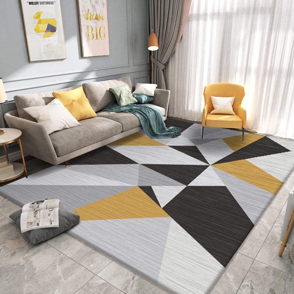Alfombra minimalista moderna para dormitorio, salón, luz, mesilla de