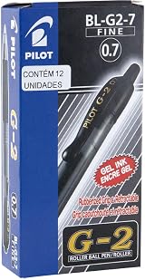 Pilot G207 Retractable Gel Rollerball 0.7 mm Black Box of 12 view 4