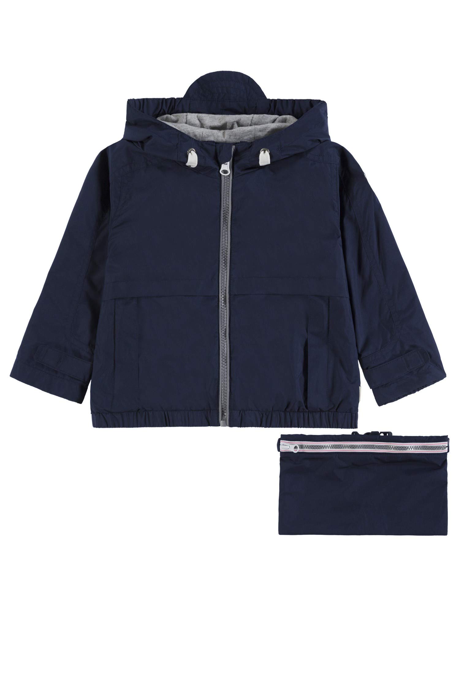 Bellybutton mother nature & me Baby Jacket 1/1 Sleeve M. Hood, Blue (Navy Blazer|Blue 3105), 12-18 Months