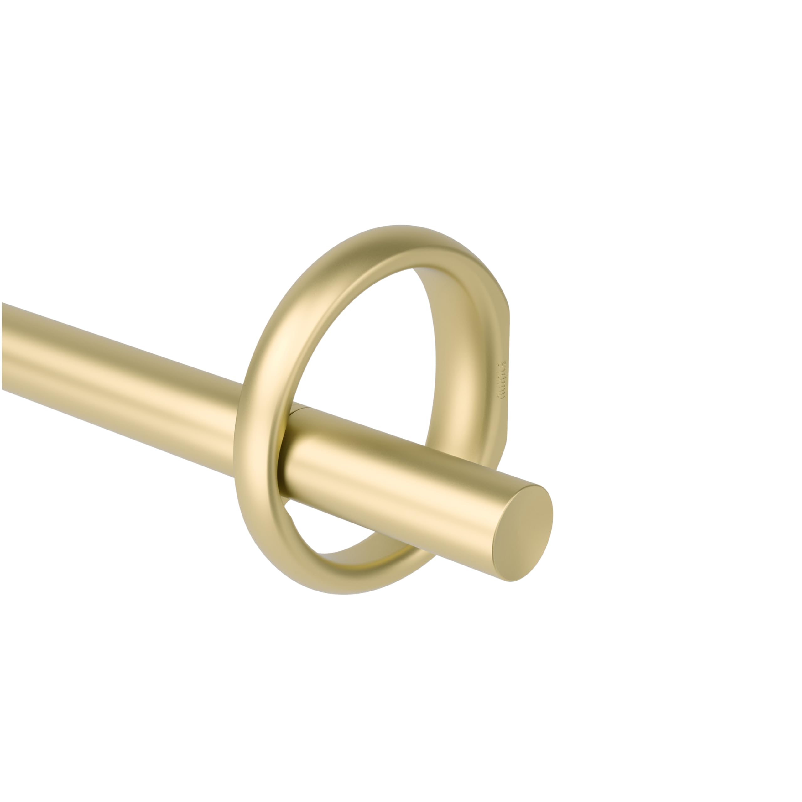 Umbra Ringlet Curtain Rod for Window, Adjustable 42" to 120", Gold