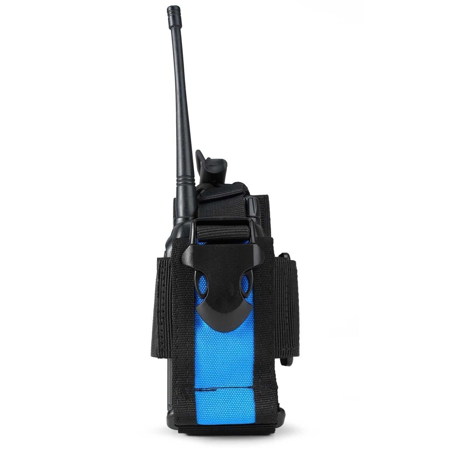VIPERADE Walkie Talkie Bag: MOLLE Radio Holder, Adjustable Holster for Belt/Pack - Blue