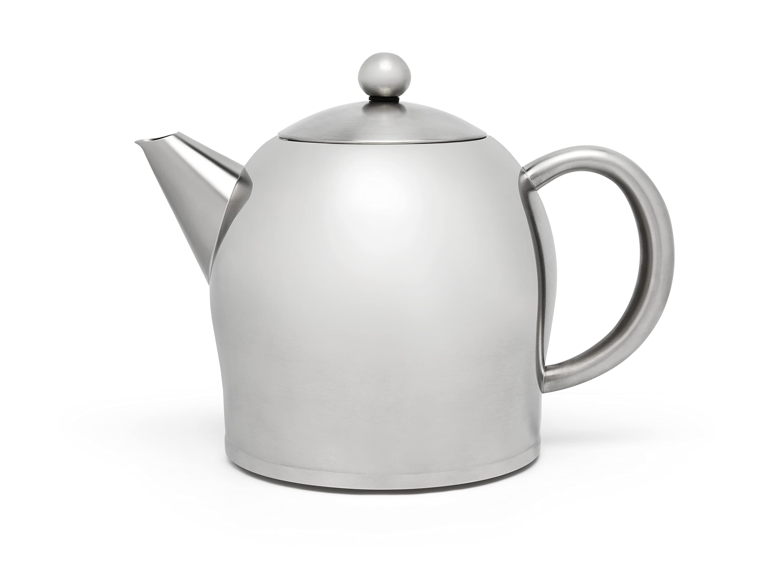 Bredemeijer 3306MS Teapot Santhee 1,0L, Satin Finish, Stainless Steel, Silver