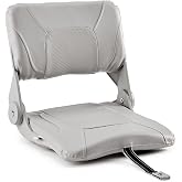 DeckMate Compact Folding Fishing Seat - Gray