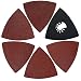 XXGO 51 Pcs Triangular 3-1/8 Inch Hook and Loop 60 80 100 120 240 Grits Oscillating Multi Tool Sandpaper and Triangle Multitool Sanding Pads Kits XG5106 primary