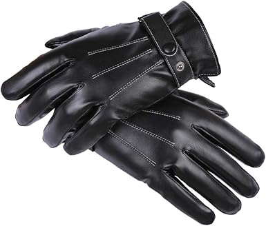 cold weather leather gloves
