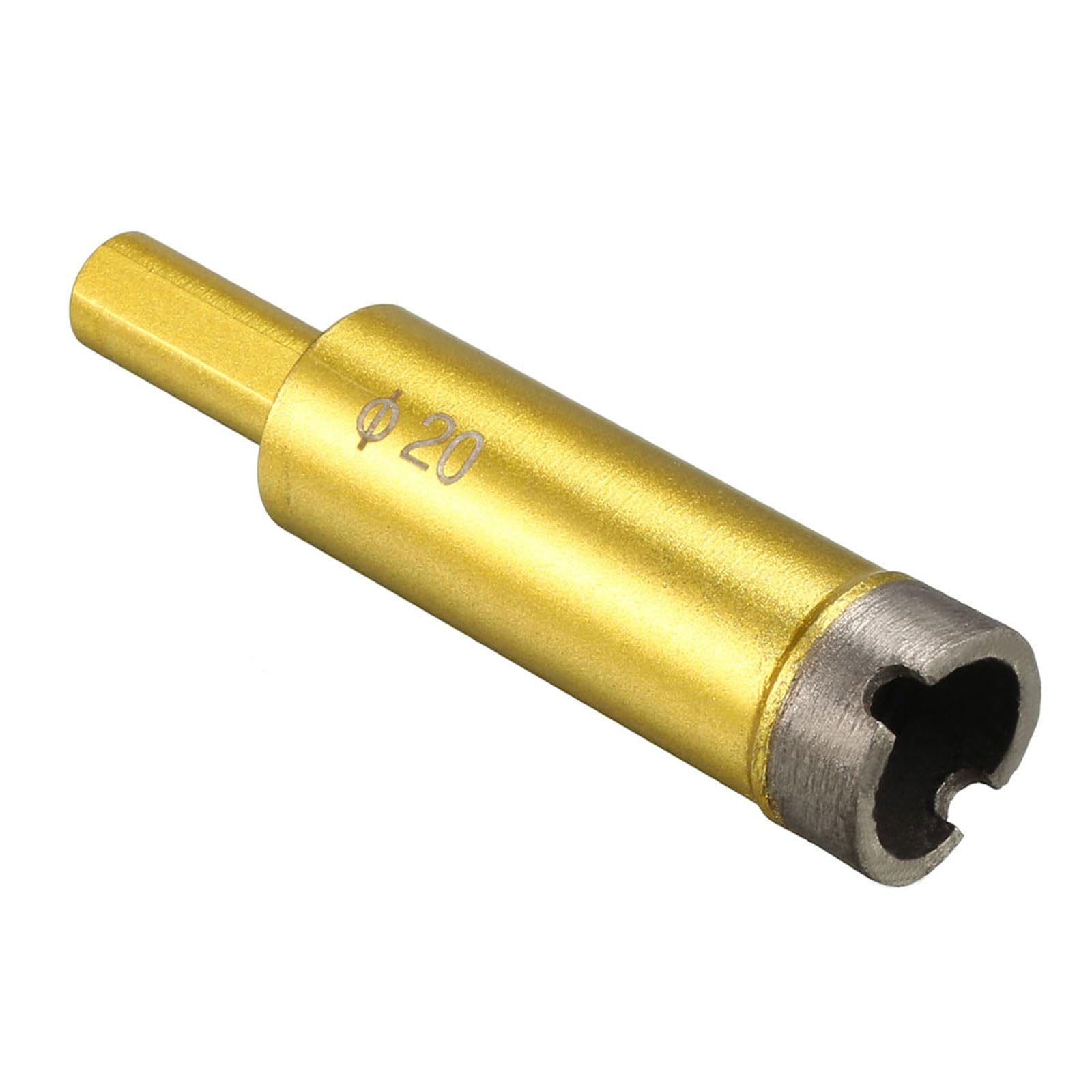 CoCud Diamond Core Drill Bit, 20mm Dia Round Shank, Tiles Stones Marble Concrete Dry/Wet Hole Saws - (Applications: for M10 Angle Grinder), 1-Piece