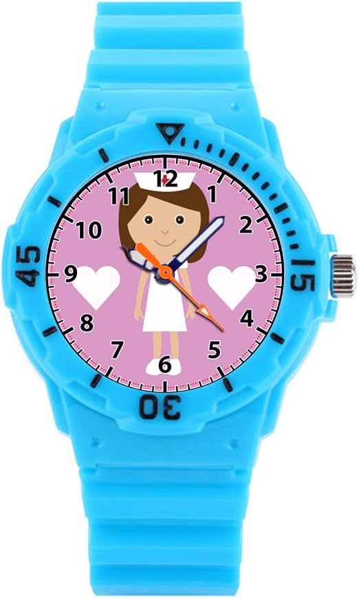 Reloj De Pulsera Analogico Para Ninos De 50 M Resistente Al Agua
