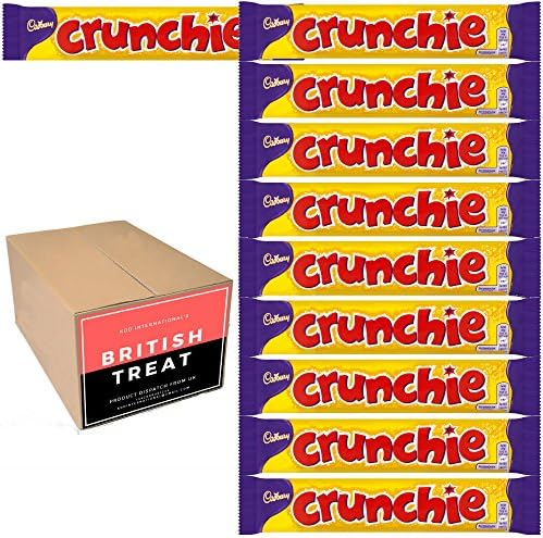 KDD International's Cadbury Chocolates 10 Packs - British Gift - (Crunchie 40g)