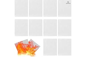 10 PCS 50x20cm Fire Paper, Magic Show Material, Quick Burn, Smoke-Free Ashes
