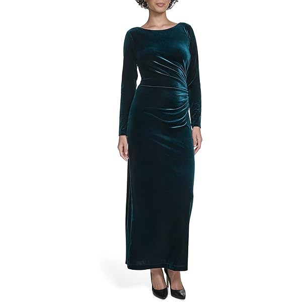 Amazon.com: Anne Klein Twist Front Maxi Dress : Clothing, Shoes & Jewelry
