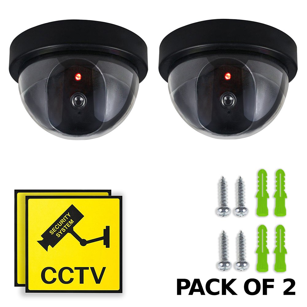 Buy PhotR 2x Outdoor Indoor Fake Imitation IR Dome CCTV Blinking Red