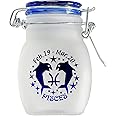 Ted Miller Innovation Zodiac Sign Quarter Oz (125ml) Smell Proof Airtight Glass Storage Jar, 3.25" (Pisces Astrology Sign)