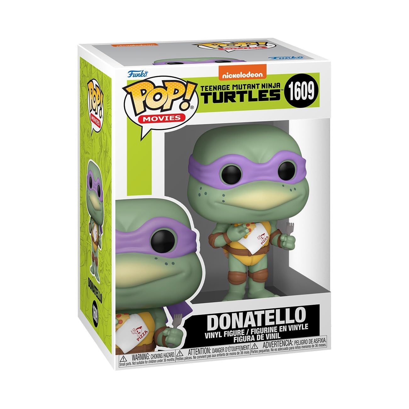 Funko Pop! Movies: Teenage Mutant Ninja Turtles (TMNT) - Donatello With Napkin - TMNT 1990 - Collectable Vinyl Figure - Gift Idea - Official Merchandise - Toys for Kids & Adults - Movies Fans