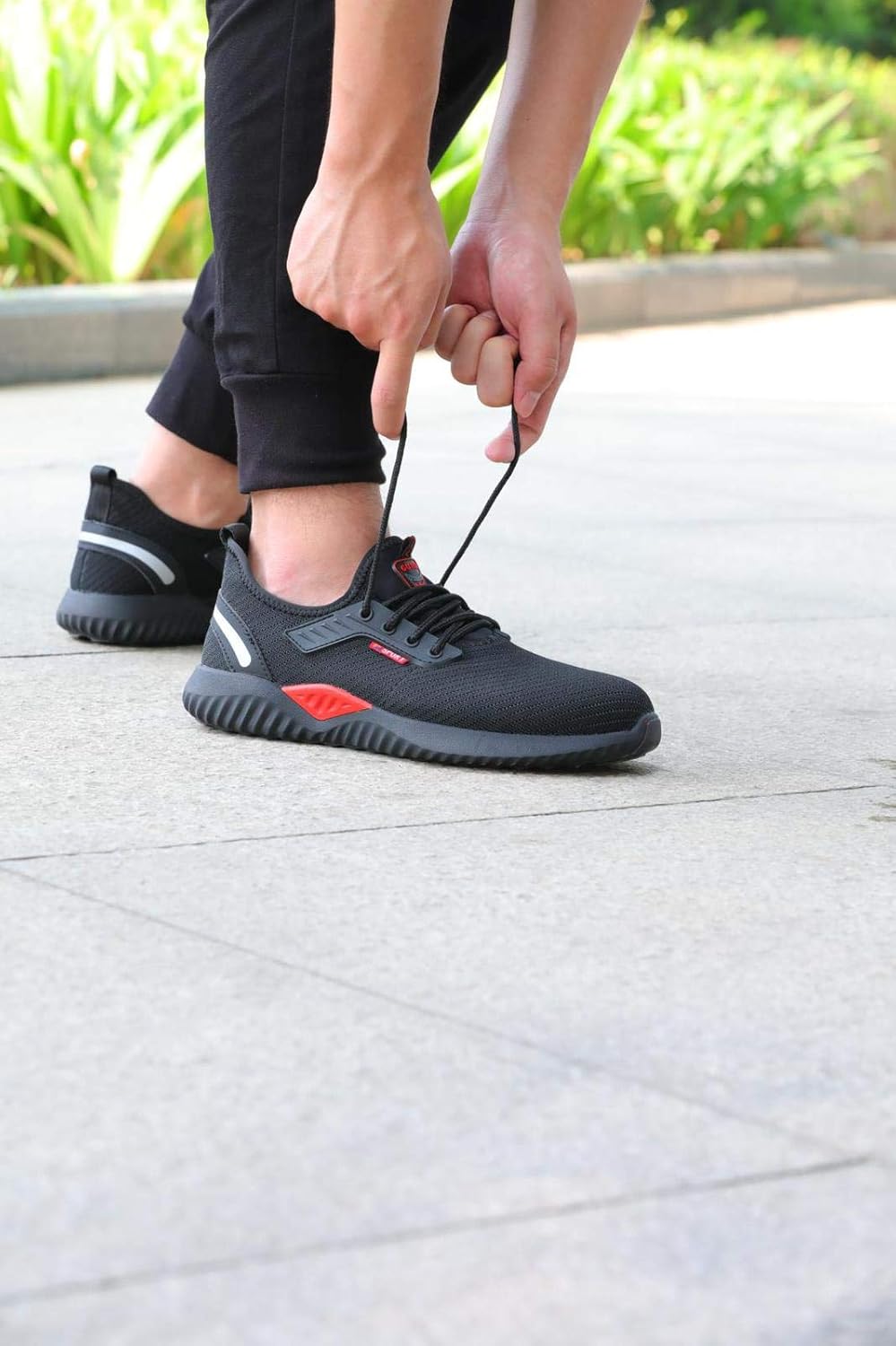 lightweight safety shoes men women work trainers steel toe caps sport sneakers