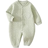 KARUNEL Baby Boy Girl Romper Cotton Long Sleeve Onesie Clothes One-Piece Newborn Outfit Infant Striped Bodysuit Jumpsuit