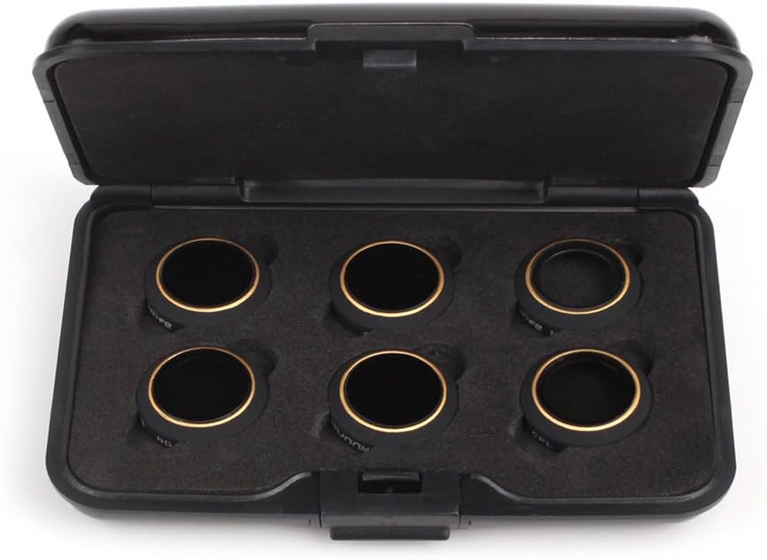Kingwon Multi-coated 6 Pieces Lens Filter Set for DJI Mavic Pro ND4 ND8 ND16 ND32 MCUV CPL Camera Circular Polarizer/Neutral Density Filter - Image 4