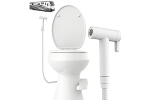 Terapaton RV Bidet Sprayer – All Metal, RV Handheld Bidet with Water Hose & RV Fitting, Wall-Mount Toilet Sprayer for Motorhomes, Fifth Wheels, Trailers & Campers Toilet (WallMount)