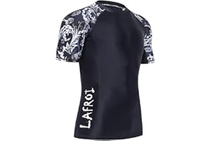 LAFROI Men's Long Sleeve UPF 50+ Baselayer Skins Performance Fit Compression Rash Guard-CLY02D