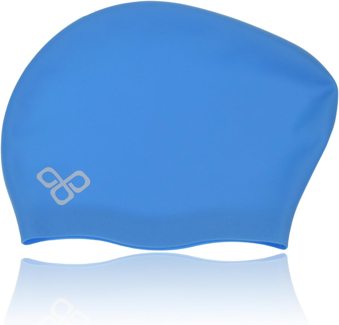 Vitchelo Waterproof Silicone Long Hair Swim Cap That Keep Hair Dry Extra Large Bathing & Swimming Pool Caps for Ladies Swimmers Afro Braided Hair Dreadlocks. XL Rubber Swim Hats for Dread Women