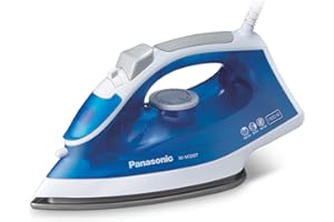 Panasonic NIM300TA Ultra-Light Steam Iron with Power Shot, Blue/White