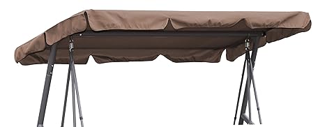 QUICK STAR Ersatzdach Hollywoodschaukel 3 Sitzer Schaukel Triumph Taupe