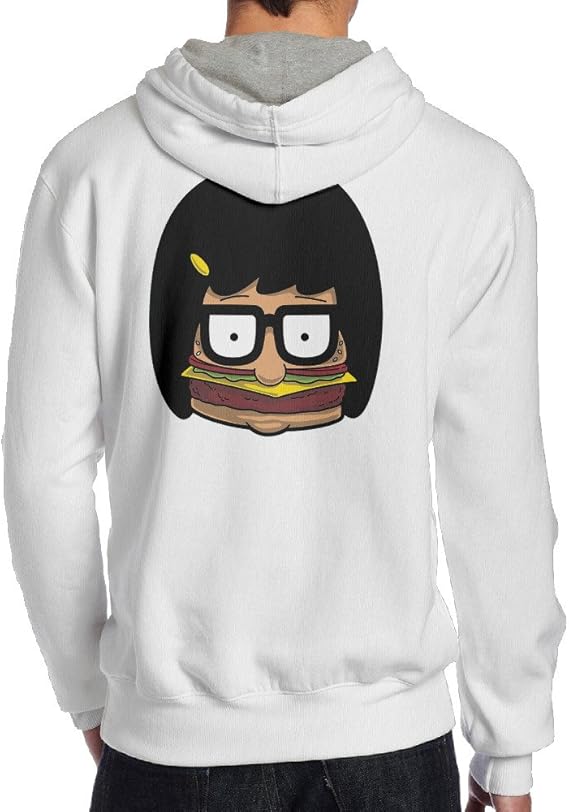 Jimi 男性着 今季最新 ボブ ハンバーガー キャラ 頭像 プリント スウェットシャツ フード付き 通学 パーカー White Xxl トレーナー パーカー 通販 Amazon
