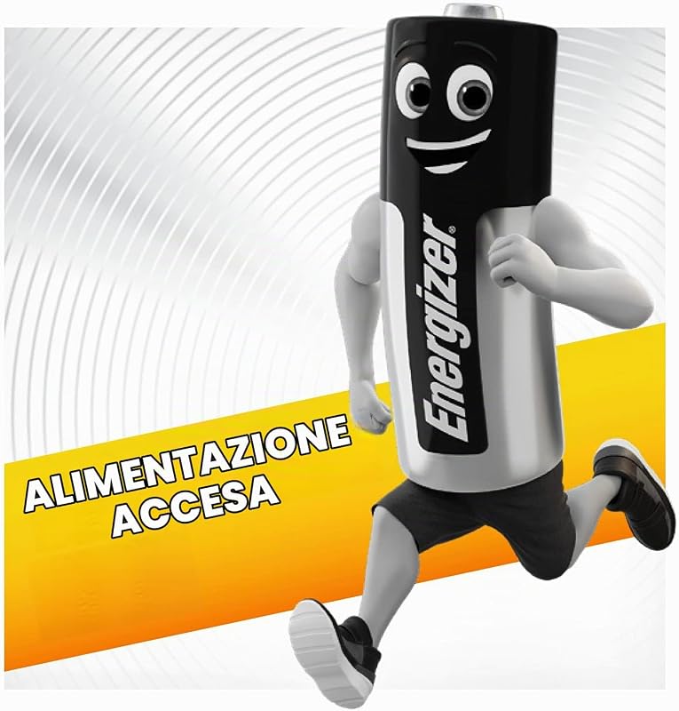 Alkaline Power Pile AA 1,5V, Lunga Durata (Confezione da 48)