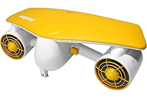 Oryxearth Dual Motor Underwater Scooter, 164FT Max Depth, 2 Speed Modes Control (1.79mph & 4.03mph) with Child Lock and Camera Compatible for Scuba Diving Snorkeling