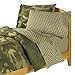 Dream Factory Boys Army Green Desert Camo Comforter Set, Multi, Full