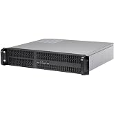 RackOwl 2U Server Chassis, Server Case; 4X 3.5/2.5" HDD Bays, 1x 5.25 Device, Support Micro-ATX Motherboard; Rear Fans: 2X 80mm, Size: 16.9"x 3.5"x 15.0"