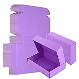 AIYUNNI 25 Pack Small Shipping Boxes Purple
