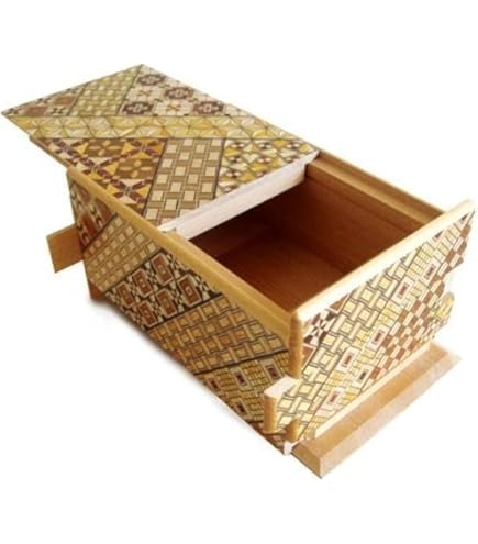 Amazon.com: Yosegi Puzzle Box 5 sun 10 steps : Toys & Games