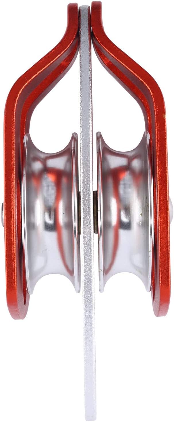 Ito Rocky Double Sheave Pulley 32 kN CE Certified Rescue Climbing Gear with Swing Plate for Progress Capture System Rigging Hauling Arborist Tree Climbing : Sports & Outdoors