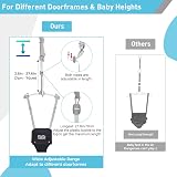 FUNLIO Baby Door Jumper 6-24 Months with Door Clamp 40 Lb Bearing Black view 4