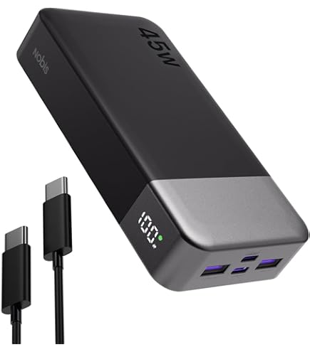 Amazon.com: JUOVI J2621 Power Bank Portable Charger 20000mAh 45W