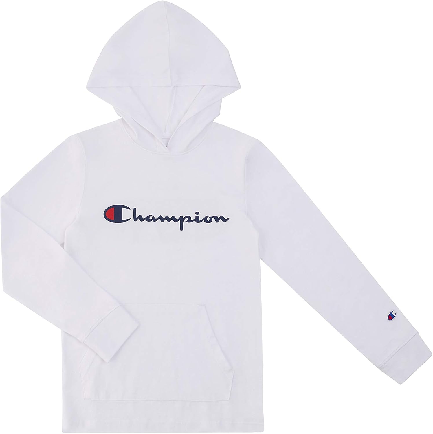 Champion white hoodie kids Clearance