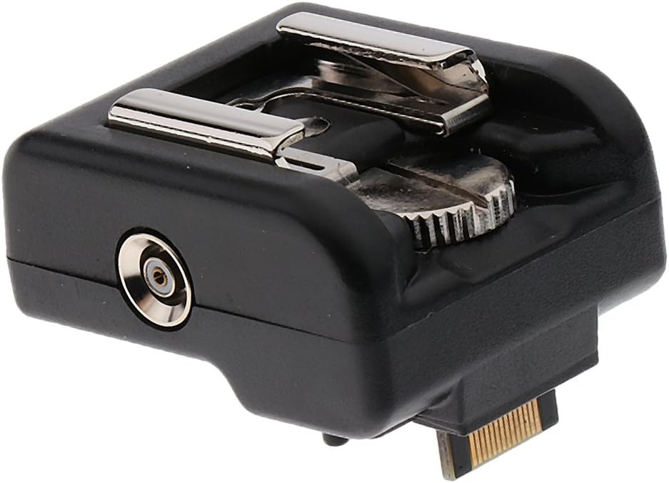 perfk Flash Hot Shoe PC Sync Socket Adapter for Sony NEX3