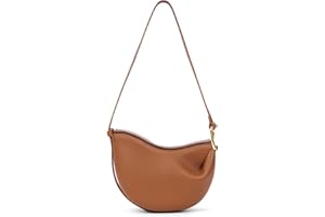 HICARRY Crescent Crossbody Bags Dumpling PU Shoulder Bag Purses Small Trendy Designer Luxury Faux Leather Hobo Saddle Bag for Women