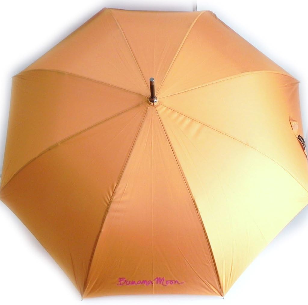 Umbrella 'Banana Moon' plain orange cane. Umbrellas