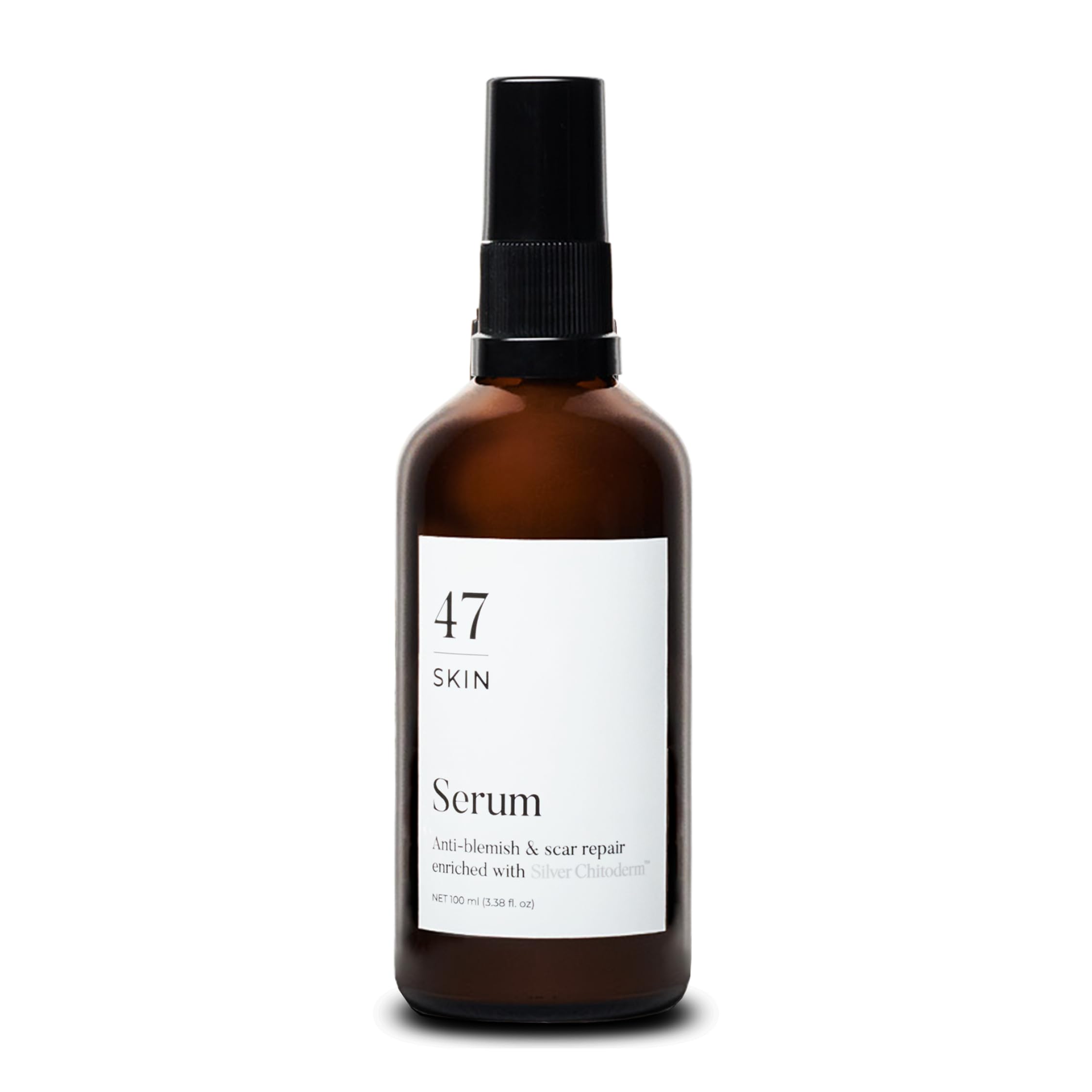 47 Skin Anti-blemish & scar repair Serum enriched with Silver Chitoderm for All Skin Types, Clear Skin Moisturiser, 100ml — image 1