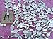 CleverDelights Teardrop Bails - Shiny Silver Color - 100 Pack - 16x5mm - Small Glue On Bails