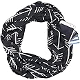 Shop Pop Fashion - Arrow Pattern Infinity Scarf with Hidden Zipper Pocket to store Phone, Keys, and Wallet