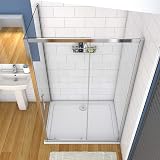 Xinyang 1200x800mm Sliding Shower Enclosure 5mm Safety Glass Bathroom Cubicle view 4