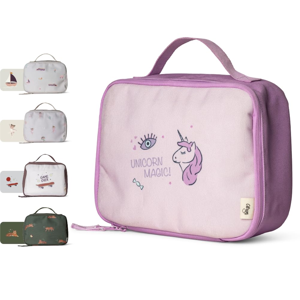 Citron Kids Lunch Bag, Stormy Unicorn – BPA Free Thermal Insulated Lunch Bag for Kids Lunch Box – Keeps Meals Fresh for Hours, Lightweight & Durable, Easy to Clean, Ideal for School, Travel & More