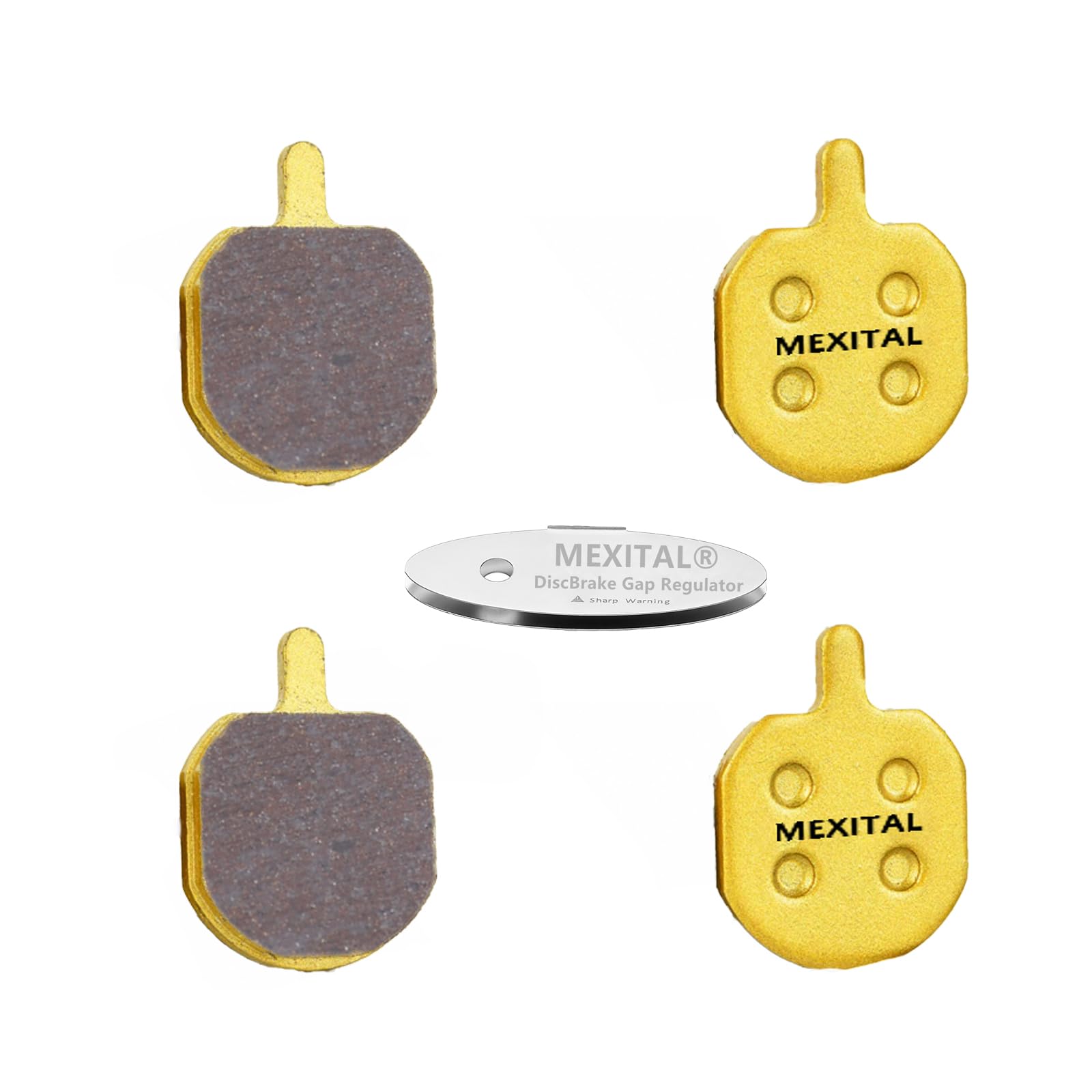 MEXITAL 2 pairs Sintered Disc Brake Pads fit for Hayes So1e, Sohle, MX-2, mx-2xc, MX-3, MX-4, MX-5, cx expert, gx-c, GCX, GX-2, CX Pro, CX S17-2