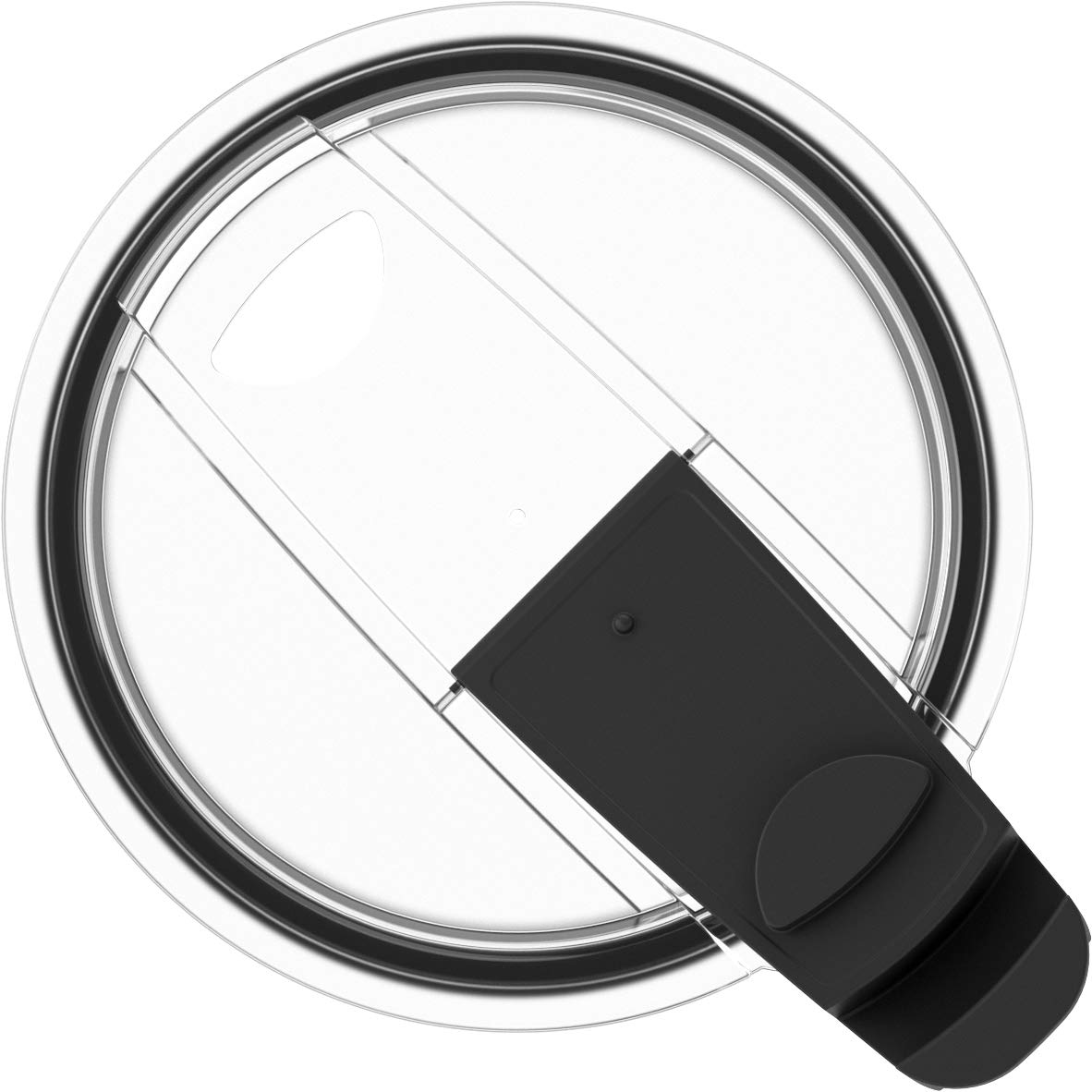 20oz Tumbler Lid for BEAST Tumbler & more Flip Lid (20oz, Black)