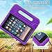 NEWSTYLE Kids Case for Fire 7 2015 2017 Shockproof Light Weight Super Protection Cover Handle Stand for Children for Amazon Kindle Fire 7 inch Display (5th & 7th Generation, 2017 Release) Purple