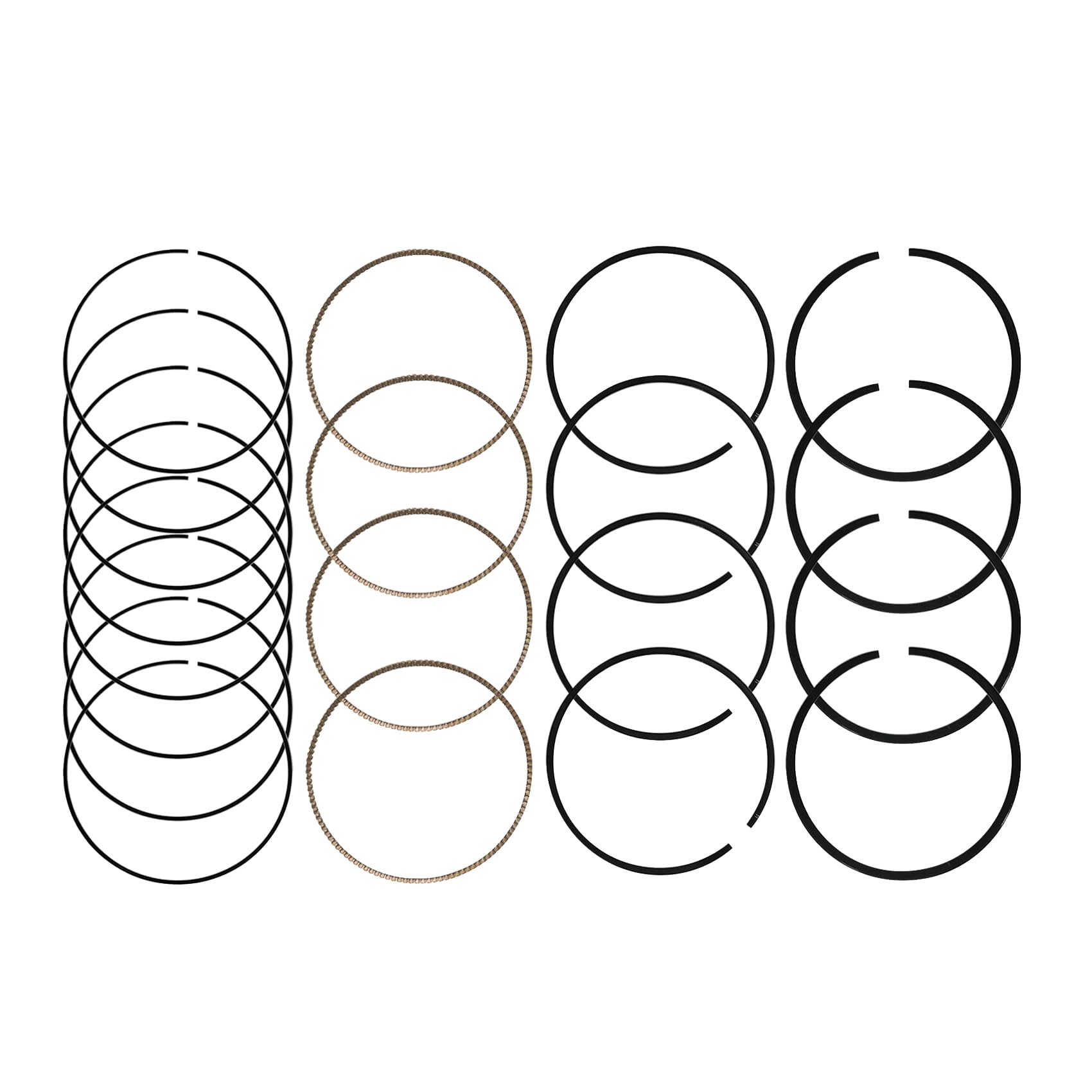 Photo 1 of BuliBoao 12033AB250 Engine Piston Ring Set Standard Fits for Subaru Legacy Forester Impreza Outback Baja 2.5L 2000-2005 2C5140, S99514, PR715, 12033AB010