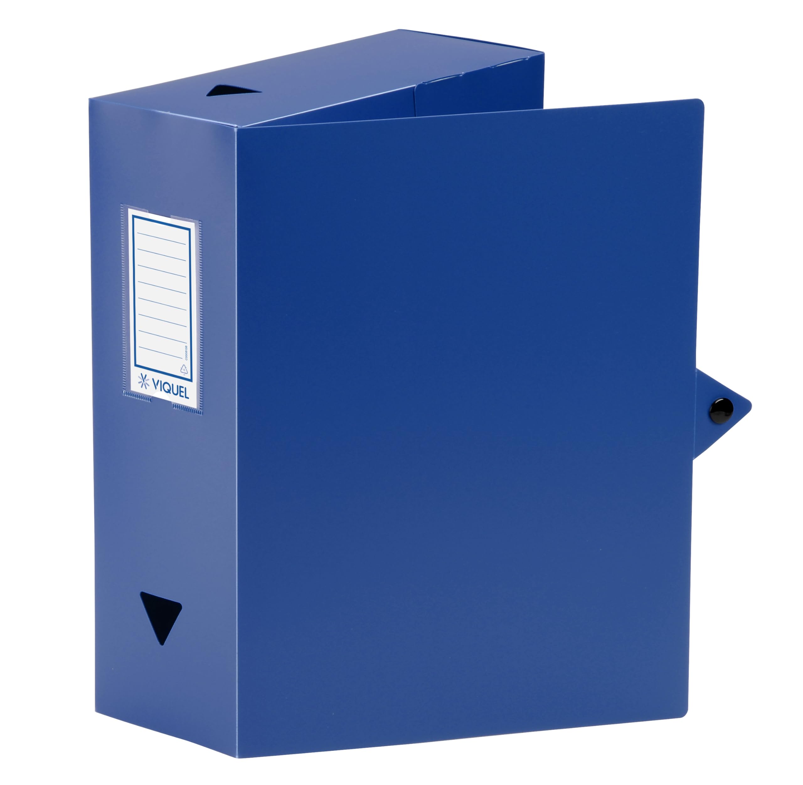 Viquel Class Doc Box File Polypropylene Spine 100 mm Blue