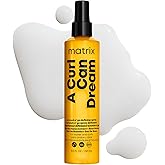 Matrix Scrunch N' Go Defining Spray, For Wavy and Curly Hair, A Curl Can Dream, Frizz Control and Heat Protection Hair Spray,